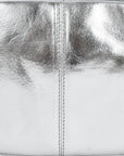 Silver Convertible Leather Cross Body Camera Bag Conscious Ethical Leather Bag Brix And Bailey