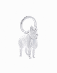 German Shepherd Silver Dog Charm