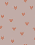 Pink and Red Hearts Wallpaper for Children
