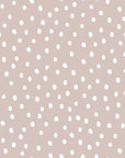 Chic Irregular Dots Wallpaper in Powder Pink and White