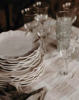 Simple Stoneware - White Dinner Plates - Set of 4