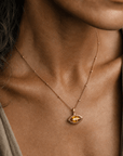 Siren’s Teardrop Citrine Necklace - Gold or Silver