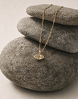 Siren’s Teardrop Green Quartz Necklace - Gold or Silver