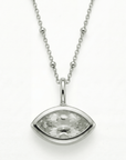 Siren’s Teardrop Green Quartz Necklace - Gold or Silver