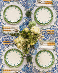 Sky Blue Scalloped Lunch Plate - Set of 4
