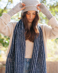 Coastal Stripe Alpaca Scarf