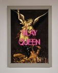 Slay Queen Altered Art Framed Print