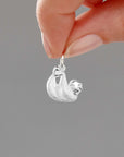 Sloth Silver Charm