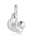 Sloth Silver Charm