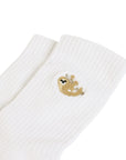 Save the Sloths Ribbed Bamboo Socks