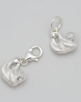 Sloth Silver Charm