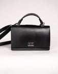 Small Black Briefcase Style Handbag