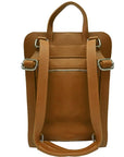 Small Camel Leather Backpack – Stylish & Functional for Everyday Use by Sostter at brixbailey.com