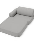 Fog Gray Small Pocket Sofa for Kids Indoor and Outdoor