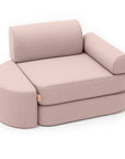 Small Indoor/Outdoor Outzy Pocket Sofa For Children - Rosy Dune Pink