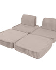 Small Modular Sofa for Kids in Churros Beige