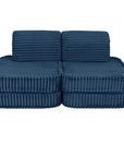 Small Modular Sofa for Kids - Churros Blue