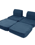 Small Modular Sofa for Kids - Churros Blue