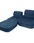 Small Modular Sofa in Churros Blue for Kids