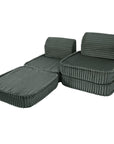 Small Modular Sofa in Forest Green for Children