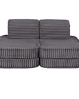 Small Modular Sofa for Kids - Churros Jurassic Grey
