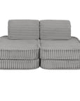 Small Modular Sofa for Kids in Moon Grey