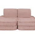 Small Modular Sofa for Kids - Churros Pink