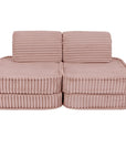 Small Modular Sofa in Churros Pink for Kids