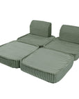 Small Modular Sofa for Kids - Churros Sage Green