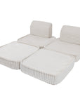 Small Modular Sofa for Kids - Churros White