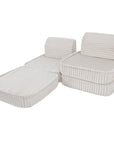 Small Modular Sofa for Kids - Churros White