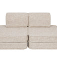 Small Modular Sofa for Kids - Tangle Marshmellow Beige