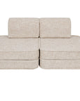 Small Modular Sofa for Kids in Marshmellow Beige