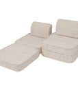 Small Modular Sofa for Kids in Marshmellow Beige