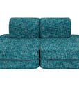 Small Modular Sofa for Kids in Tangle Lagoon Blue