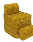 Small Modular Sofa for Kids - Tangle Honey Mustard