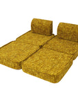 Small Modular Sofa for Kids in Honey Mustard