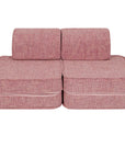 Small Modular Sofa for Kids - Tangle Bubblegum Pink