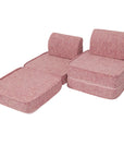 Small Modular Sofa for Kids - Tangle Bubblegum Pink