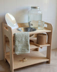 Small Single Montessori Wash Station with Lid