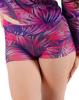 Smarttan Tan-Through Mini Leggings Green Mandala - Sunscreen Replacement & Quick-Dry Fabric by Smarttan at www.brixbailey.com