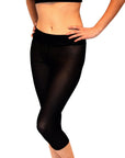 Smarttan Over-The-Knee Black Leggings: Advanced Tan-Through Fabric for Style & Sun Safety by Smarttan at www.brixbailey.com