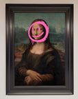 Smiley Mona Lisa Framed Print