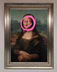 Smiley Mona Lisa Framed Print