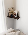 Wooden Corner Shelf Edge