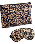 Satin Sleep Mask & Accessories Bag Set - Various Prints