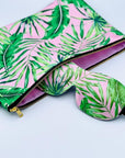 Contoured Sleep Mask & Accessories Bag Set - Various Prints