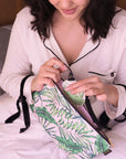 Contoured Sleep Mask & Accessories Bag Set - Various Prints
