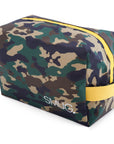 Wash Bag - Green Camo Print