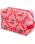 Wash Bag - Red Cherries Print